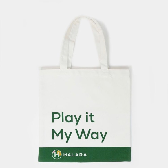 Play It My Way Halara Canvas Bag NWT (MAKE AN OFFER) - Picture 1 of 3